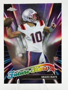 2024 Topps Chrome - Drake Maye #FS-3 Future Stars (RC) Rookie - Patriots - Imagen 1 de 2