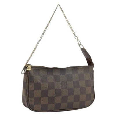 LOUIS VUITTON Damier Ebene Marais Pouch LV Auth 150258 - Image 1 of 4