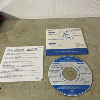 Sony Cybershot CD ROM Application Software 2005 - Image 1 of 4
