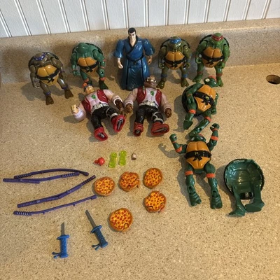 1992 TMNT Teenage Mutant Ninja Turtles Mutations Mutatin Lot Shredder Bebop More - Image 1 of 4