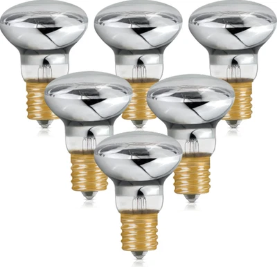 6件装熔岩灯替换灯泡R39 E17 30W 120V反射灯泡,闪光La.. — 第 1/4 张图片