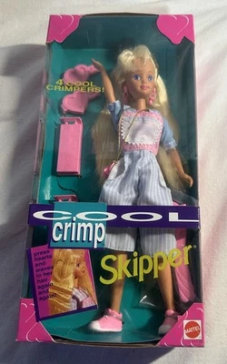 Muñeca Barbie Hermana Patrón Crimpado Genial De Colección 1993 NUEVA Foto 1 de 2