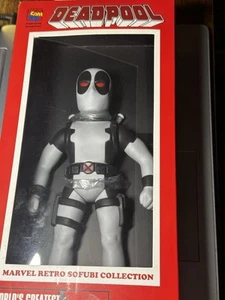 Marvel Hero Sofubi Retro Deadpool X-Force PX Gray by Medicom - Picture 1 of 3