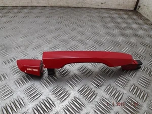 Honda Civic Right O/S Rear Outer Door Handle Red 20171212 Mk1 2016-2022D - Imagen 1 de 7