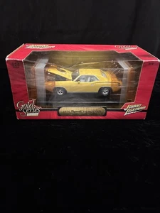 johnny lightning 1970 plymouth hemi cuda die-cast 1/24 gold series - Picture 1 of 16