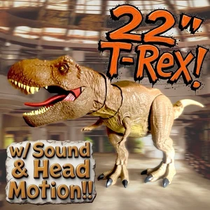 Jurassic World T-Rex Epic Roarin Tyrannosaurus Rex Figur Spielzeug Mattel 2020 GJT60 - Bild 1 von 9