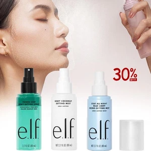 ELF Power Grip De wy Set ting Spray 80ml - Long-Wear Bi-Phase Fixing Mist E.L.F - Picture 1 of 14