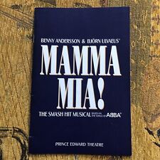 Mamma Mia! Prince Edward Theatre Programme 1999: Louise Plowright, Lesley Nicol