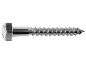Coach Screws M12 Hexagon Head Wood Screws Lag Bolts Zinc Plated - Picture 1 of 3