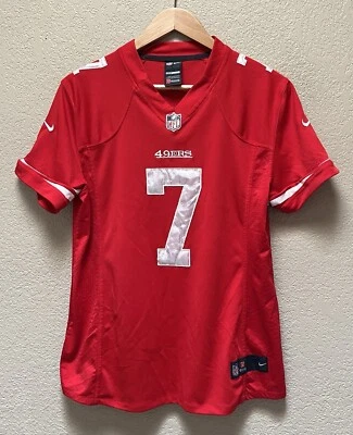 Женская красная командная футболка Nike 49ers Kaepernick No7 размер большой - Изображение 1 из 4