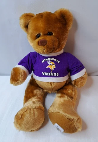 Good Stuff  Minnesota Vikings  Bear Purple Shirt  NFL Plush Stuffed Animal Toy Cover