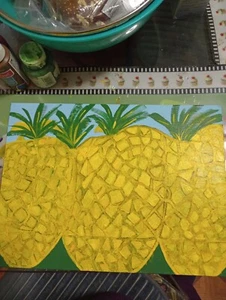 paintings on canvas original Pineapples - Picture 1 of 1