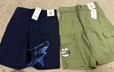 NWT GYMBOREE Set of 2 Boys Adjustable Waist Shorts Size 7 - Image 1 of 4