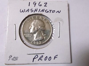 1962 Washington Quarter Proof - Picture 1 of 6