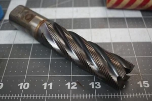 Fresadora de extremo de desbaste Hanita M42 Cobalto 1,25" 4,0" LOC extremo cuadrado 6 flautas TiCN - Imagen 1 de 8