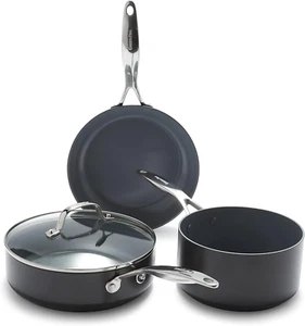 Valencia Pro 4-Piece Induction Safe Ceramic Nonstick Cookware Set - Picture 1 of 2
