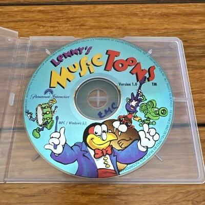 Paramount Interactive: Lenny's Music Toons Version 1.0 MPC / Windows 3.1 CD-ROM - Image 1 of 3