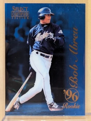 1996 Select Certified BLUE #104 Bobby Bob Abreu RARE ROOKIE RC PARALLEL /180 - Image 1 of 2