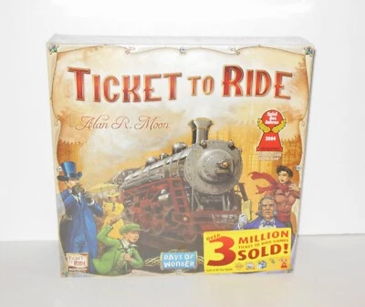 Ticket To Ride new Board Game Alan R. Moon SEALED Days of Wonder (2016) Age 8 + - Image 1 of 4