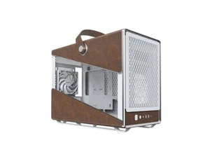 Montech HERITAGE PRO-W Heritage Pro White Tempered Glass/Leather Micro ATX Case - Picture 1 of 7