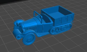 Media pista francesa Citroen P17 28 mm/1:56 Segunda Guerra Mundial - Imagen 1 de 1