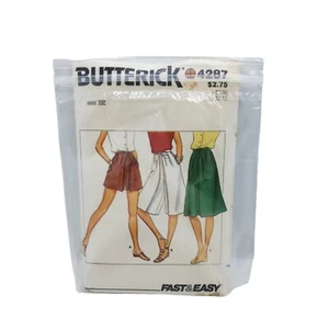 Butterick vintage talla 12 misses colottes y falda patrón #4287 - Imagen 1 de 2