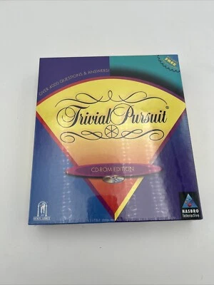 Trivial Pursuit (PC, 1996) 4000 Questions Answers Big Box PC Game - New Sealed - Image 1 of 4