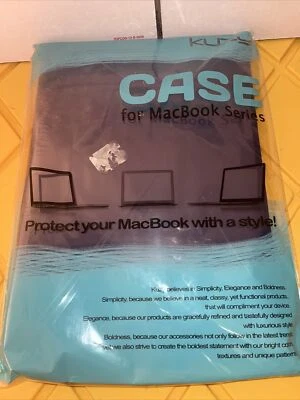 Funda Kuzy para Apple MacBook Series 13 pulgadas azul marino Foto 1 de 3