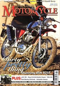 The Classic Motorcycle Magazine June 2009, LIKE NEW, FREE DELIVERY. - Picture 1 of 3