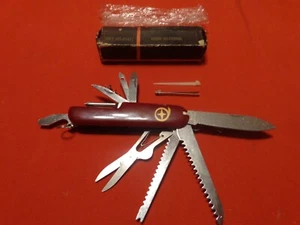 VINTAGE 11 FUNCTION MULTI PURPOSE KNIFE - NEVER USED IN ORIGINAL BOX -NICE # 526 - Picture 1 of 4