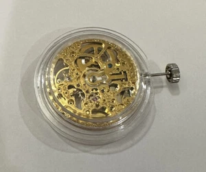 New Yellow Gold Color Chinese Automatic CH2189G Seagull Skeleton watch movement - Picture 1 of 4