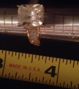 Anello donna oro 8 10 carati zirconi - Foto 1 di 12