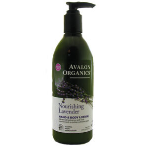 Avalon Organics Lavender Hand and Body Lotion Vegan Nourishing Soften Skin 340g
