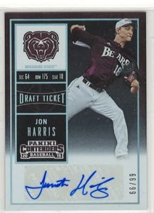 Jon Harris 2015 Panini Contenders Draft Ticket Autograph #d 66/99 Auto - Picture 1 of 1