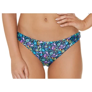 Raisins Low Rider Reversible FLORAL / TIE DYE Bikini Bottoms | Sz XL Beach Break - Picture 1 of 12