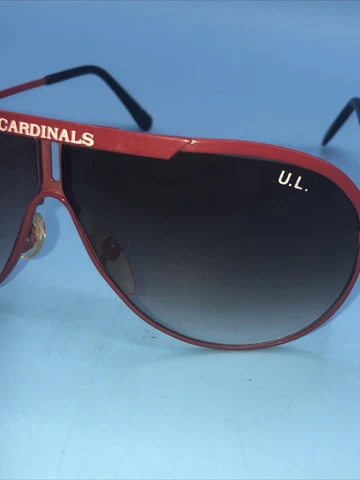 Vintage University Of Louisville Cardinals UofL Aviator Sunglasses Red Framed Cover