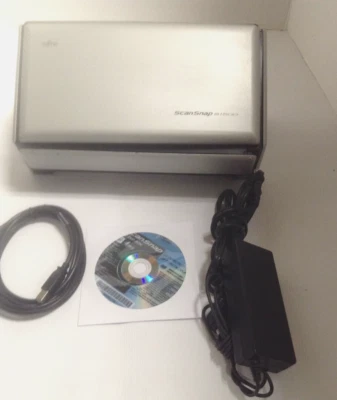 Refurbish Fujitsu ScanSnap S1500 Scanner Copy of DVD&ADOBE ACROBAT 9.0 GRADE A - Image 1 of 4