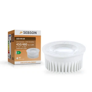 LED Lampe Modul 2,5W warmweiss Energieeffizienzklasse A 230V Leuchtmittel SEBSON - Bild 1 von 6
