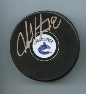 JAKE VIRTANEN SIGNED VANCOUVER CANUCKS HOCKEY PUCK w/ COA - Picture 1 of 1