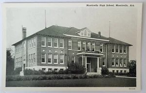 VTG 1930 PC HIGH SCHOOL MONTICELLO AR TEICH ARCHIVES MINT - Picture 1 of 2