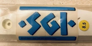 SGI Sure Grip NOS OG Vintage Tailbone Skid White 8.5 with Hardware & Sticker - Bild 1 von 3