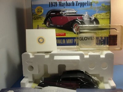 Franklin Mint 1939 Maybach Zeppelin Edizione Limitata 991/3500 Spiaggia 1:24 - Immagine 1 di 4