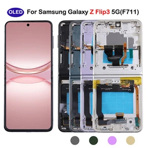 Repuesto Conjunto Pantalla LCD Pantalla OLED Para Samsung Galaxy Z Flip3 5G F711U - Imagen 1 de 32