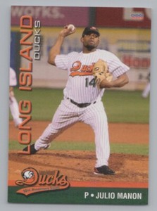 Julio Manon 2009 Choice Long Island Ducks Minor League Baseball Card