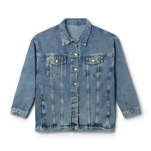 süße Damen Jeansjacke - "Life's Better With Boba" - Bild 1 von 5