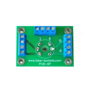 6-Pin Tube Sockets Experiment Boards for Tube Project Prototype Test Amp - Picture 1 of 3