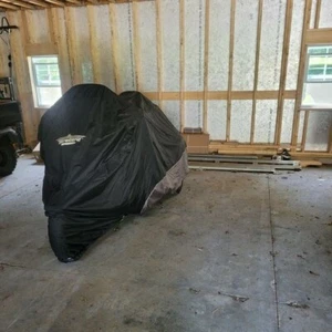 HONDA 1100,12001500 1800 GOLD WING DELUXE TOURING BIKE COVER BLACK/CHARCOAL - Picture 1 of 4