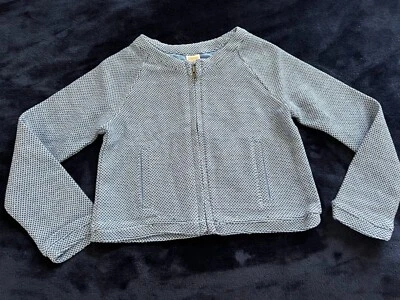 NWT NEW Gymboree soft cotton jacket long sleeves full zipper S 5 6 yrs old girl - Image 1 of 4
