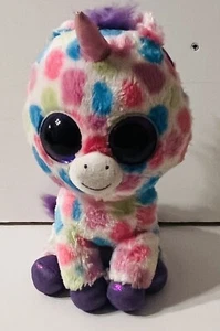 Ty Beanie Boos WISHFUL The Unicorn 9 Inch Stuffed Plush Friend No Hang Tag - Picture 1 of 5