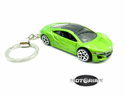 2017 '17 Acura NSX Green Car Rare Novelty Keychain 1:64 Diecast - Image 1 of 4
